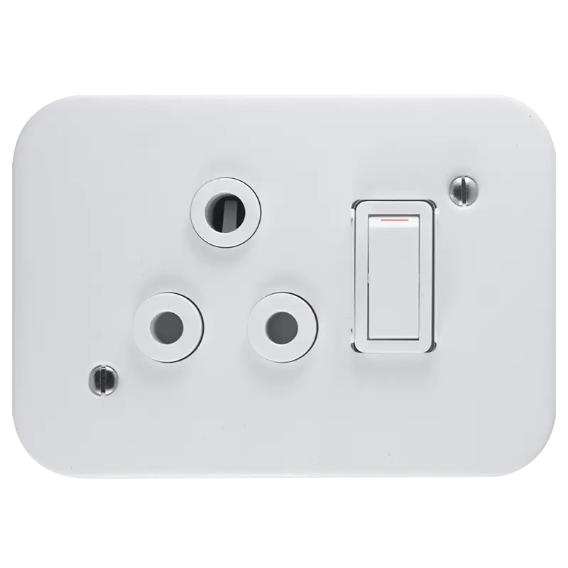 CRABTREE Classic Single Industrial Socket 16A White