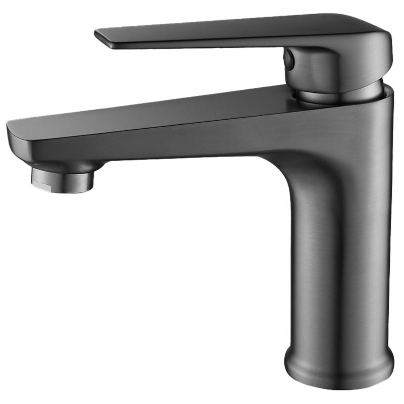 LUNALUX Basin Mixer Gun Metal